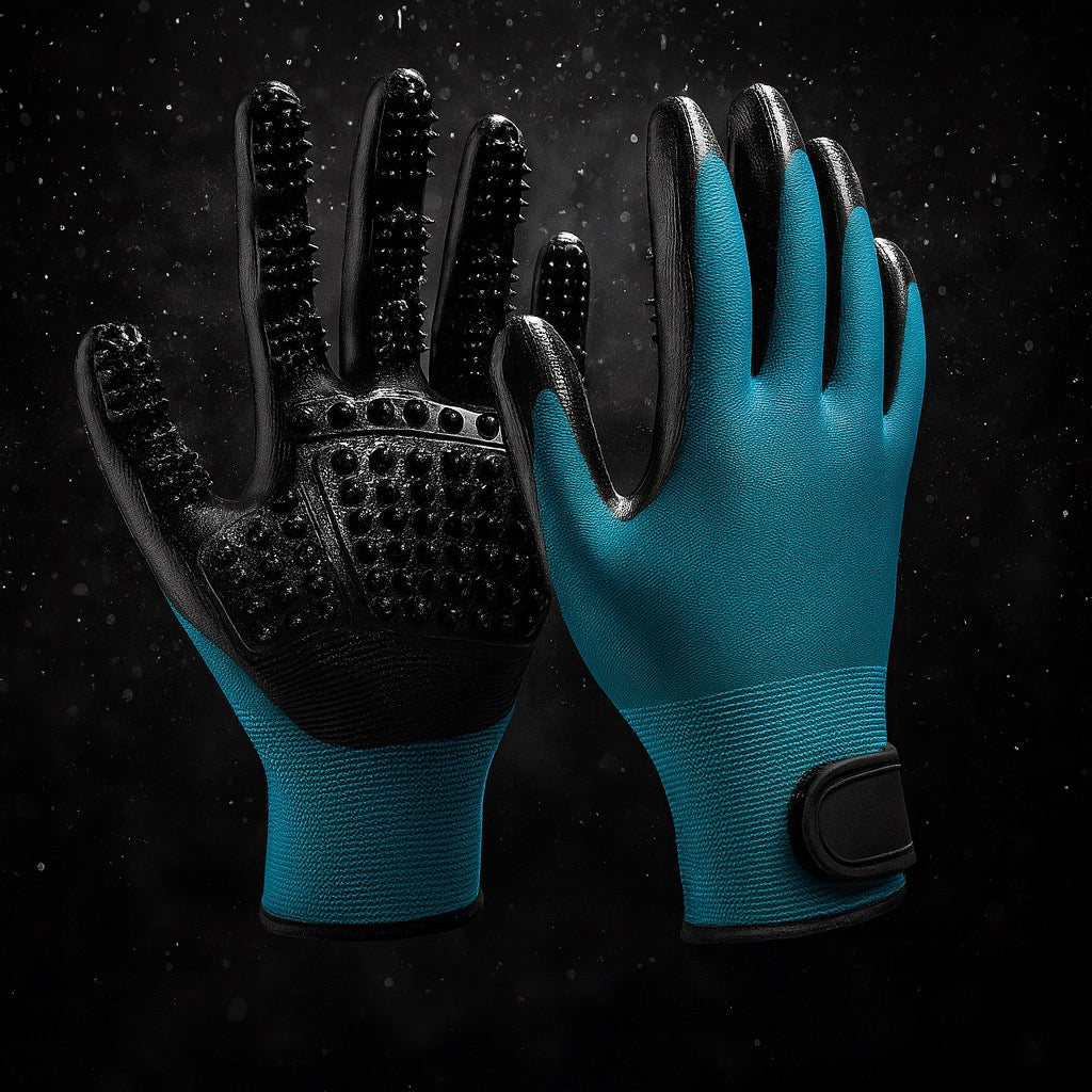 Sheddyy Massage Grooming Gloves