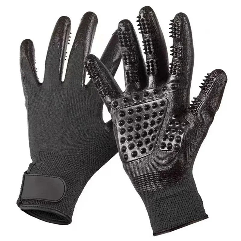 Sheddyy Massage Grooming Gloves