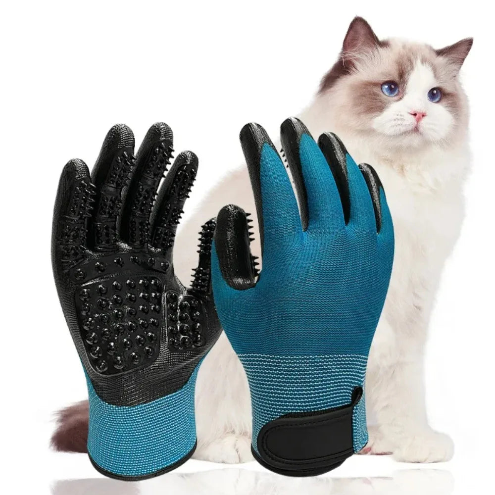 Sheddyy Massage Grooming Gloves
