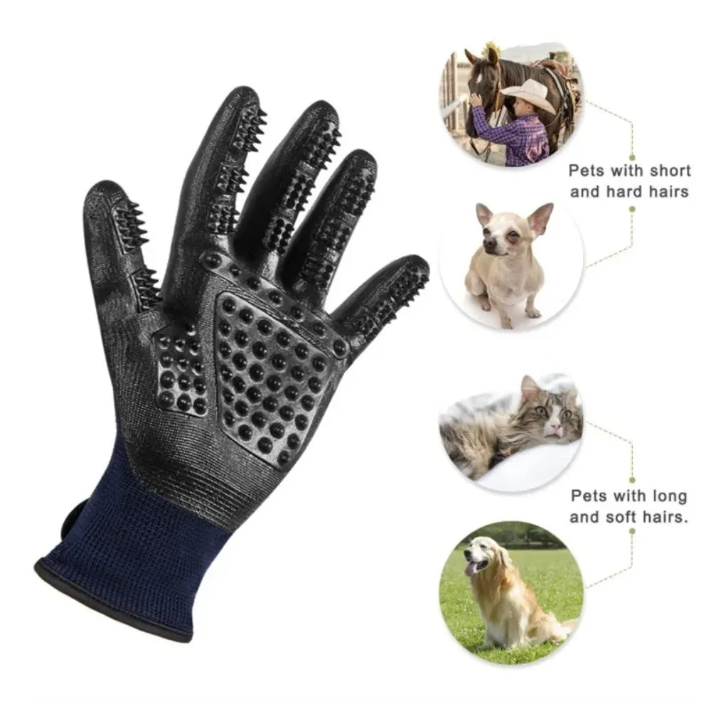 Sheddyy Massage Grooming Gloves