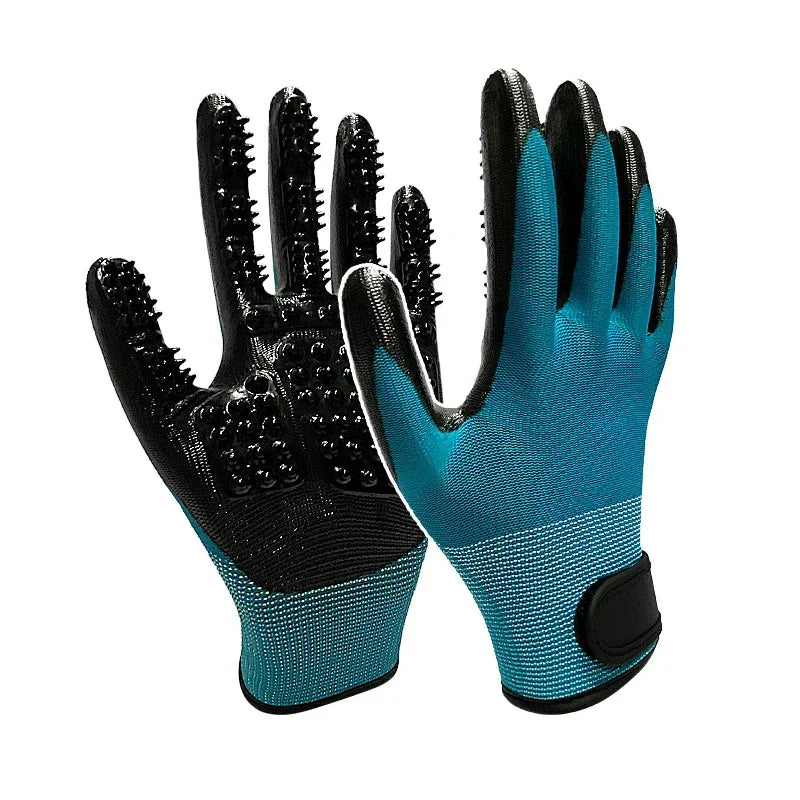 Sheddyy Massage Grooming Gloves